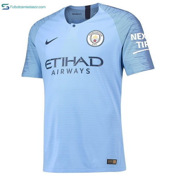 Tailandia Camiseta Manchester City 1ª 2018/19 Azul